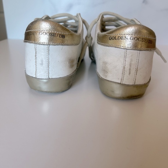 Golden Goose Super Star white leather with gold star - Picture 5 of 8